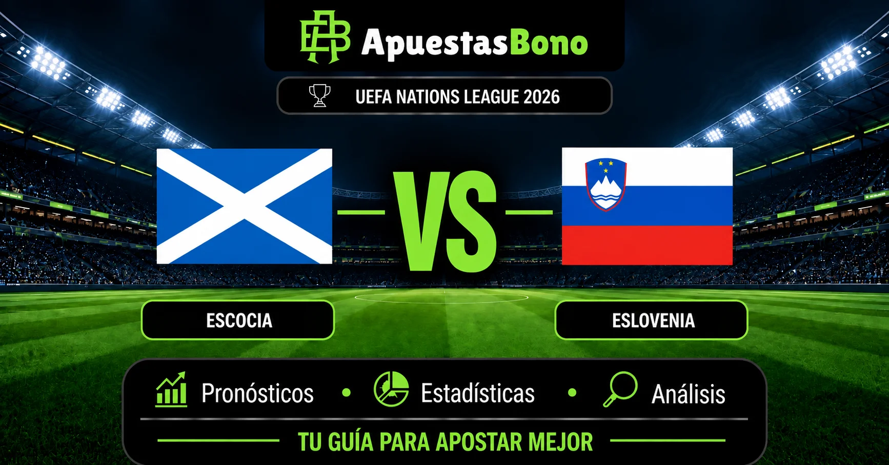 Predicción Escocia contra Eslovenia por la Nations League 2026