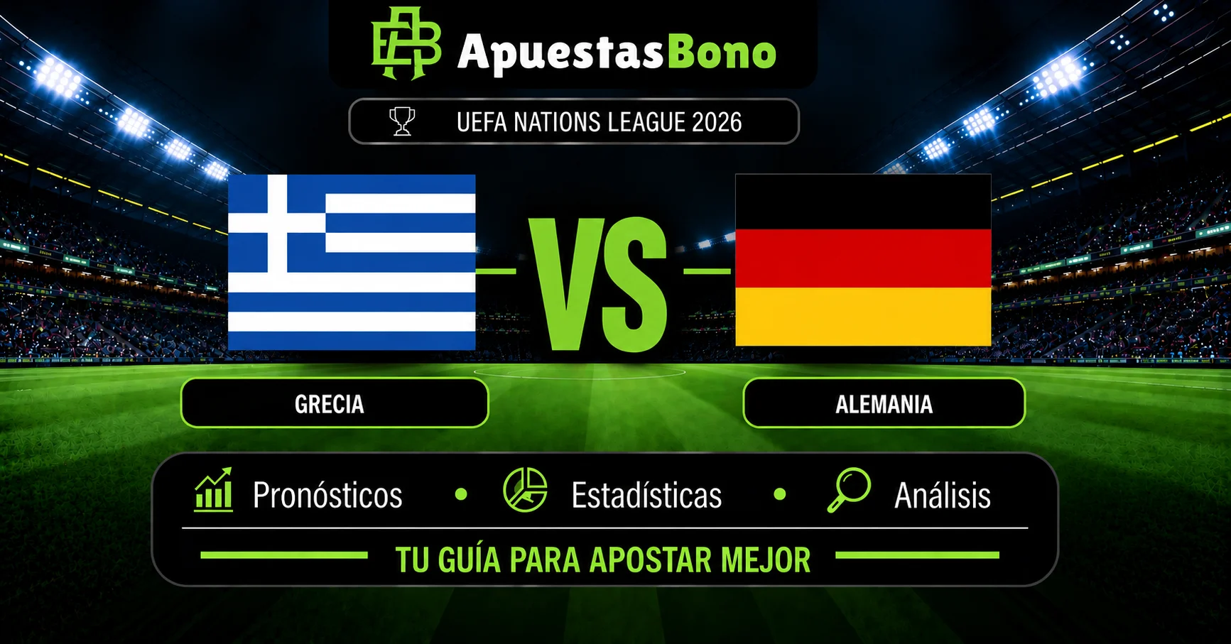 Predicción Grecia contra Alemania por la UEFA Nations League A 2026
