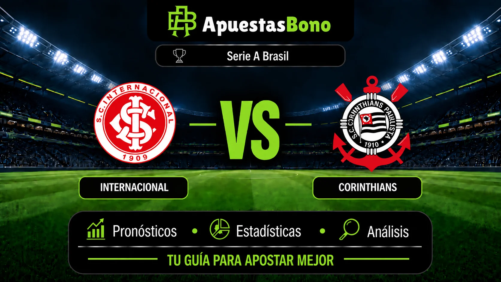 Predicción de Internacional contra Corinthians por la Liga Brasil