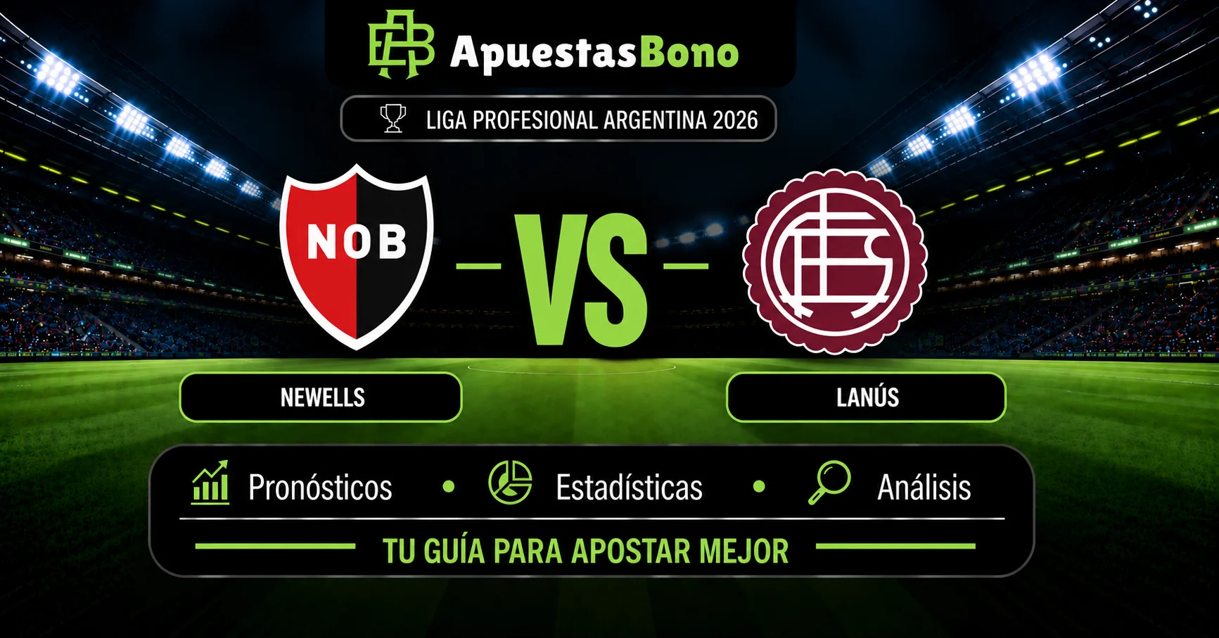 Predicción del partido de Liga Argentina entre Newells contra Lanús.