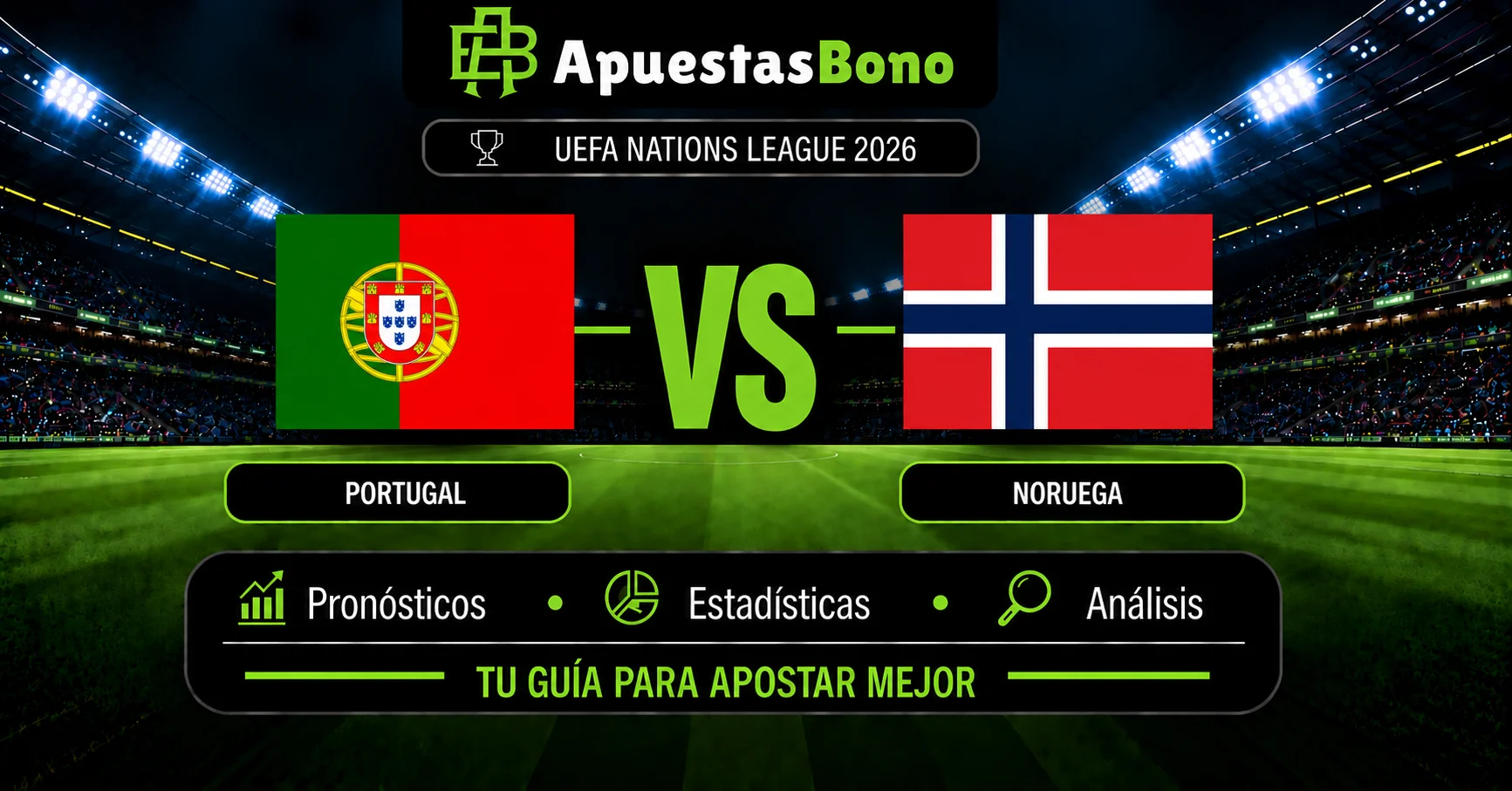 Predicción Portugal contra Noruega por la Nations League 2026