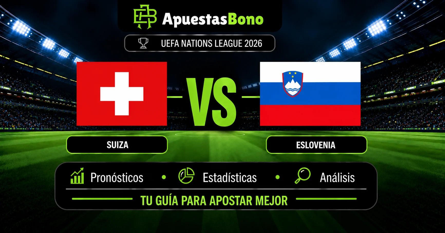 Predicción Suiza contra Eslovenia por la Nations League 2026