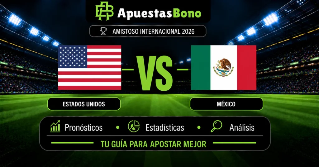 Estados Unidos vs México en amistoso internacional 2026