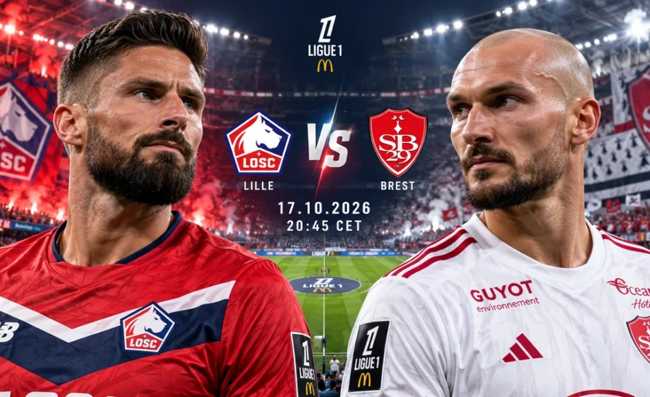 Lille vs Brest: previa, alineaciones, estadísticas