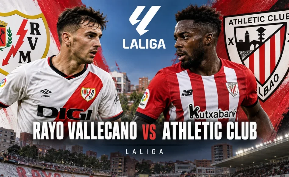Rayo Vallecano vs Athletic Club: previa, alineaciones, estadísticas