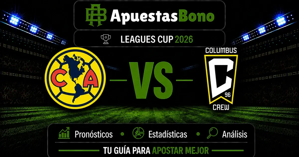 Predicción del partido América contra Columbus de la Leagues Cup 2026.