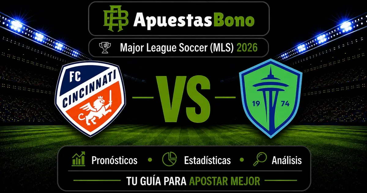 Predicción del partido Cincinnati contra Seattle de la MLS 2026