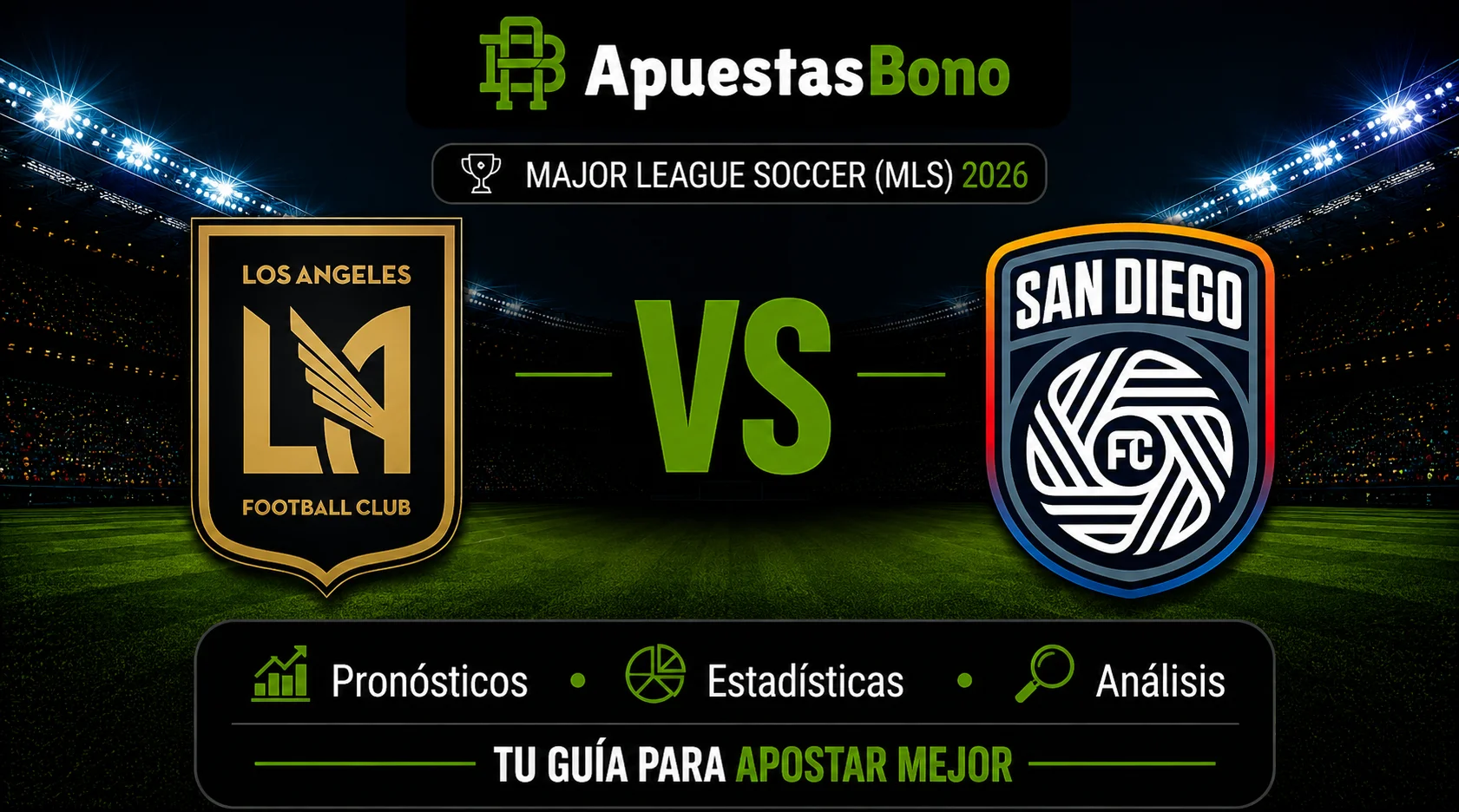 Predicción del partido Los Ángeles FC contra San Diego de la MLS 2026