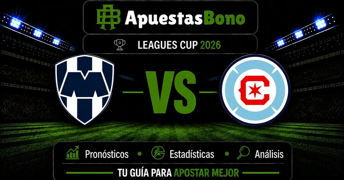 Predicción del partido Monterrey contra Chicago de la Leagues Cup 2026.