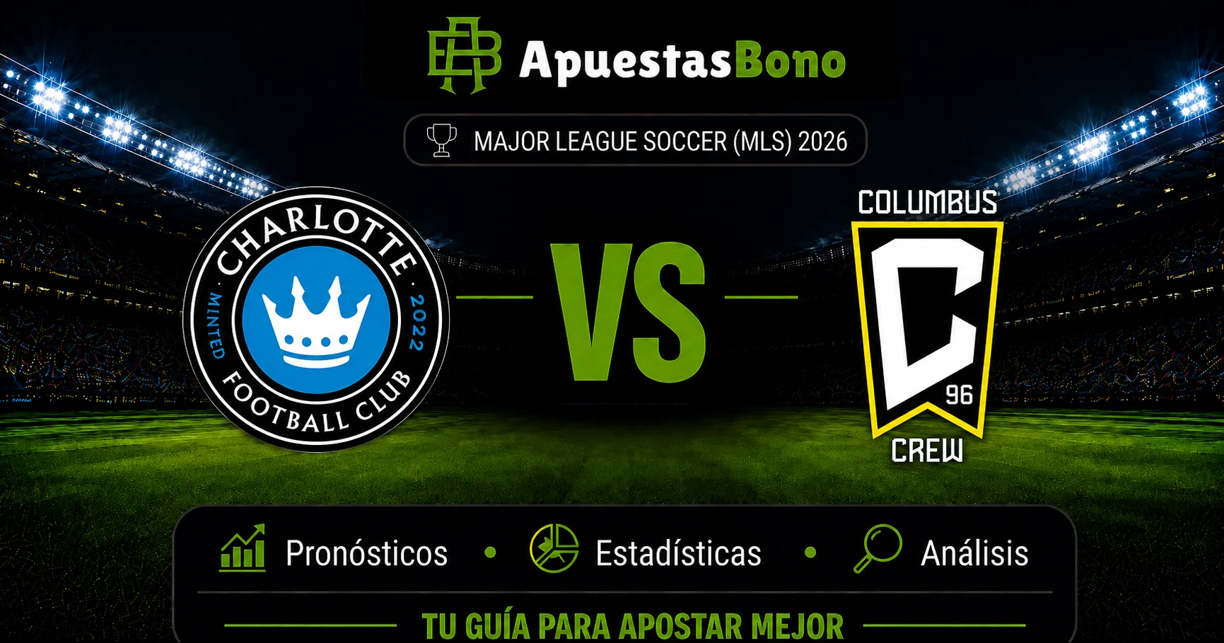 Predicción del partido Charlotte contra Columbus de la MLS 2026