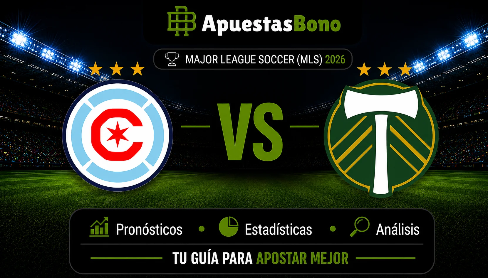 Predicción del partido Chicago contra Portland de la MLS 2026