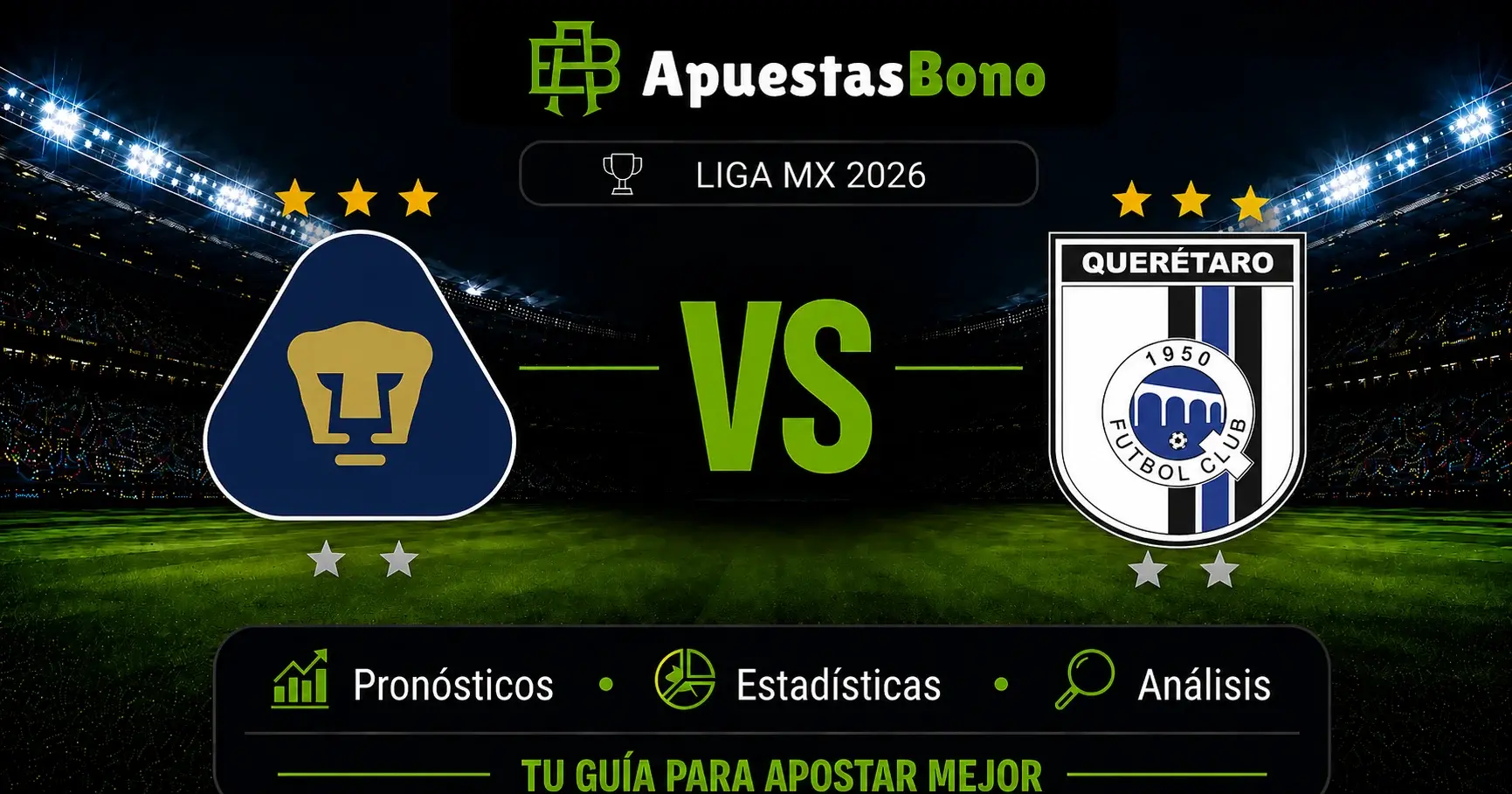 Predicción Pumas UNAM contra Querétaro por la jornada 4 del Apertura 2026 de la Liga MX
