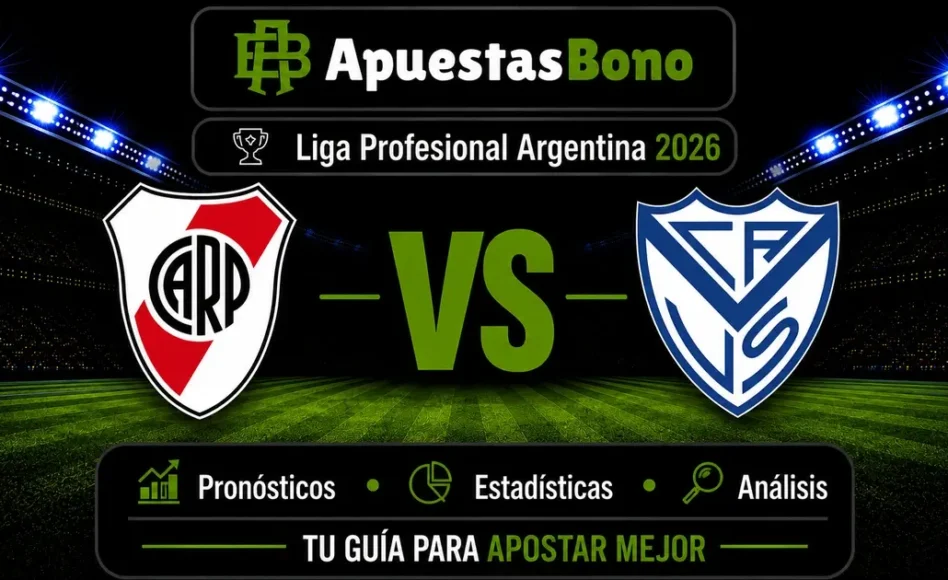 Predicción y análisis de River Plate contra Vélez Sarsfield –Liga Profesional Clausura 2026– 23 de Agosto (19:15 hora local)