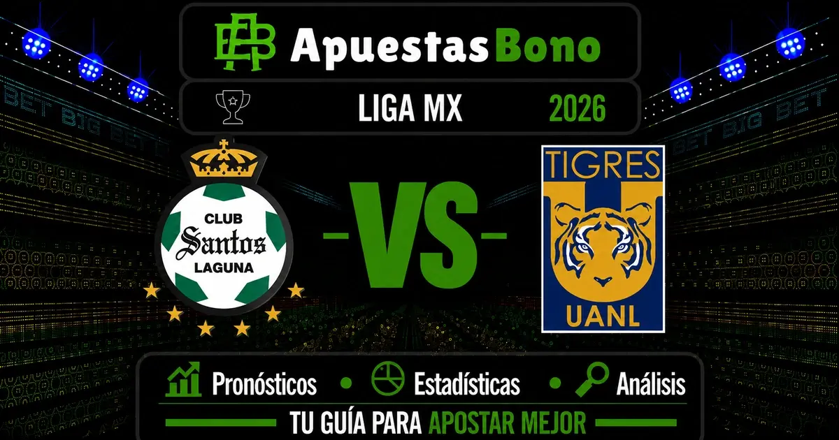Predicción Santos contra Tigres por la jornada 6 del Apertura 2026 de la Liga MX