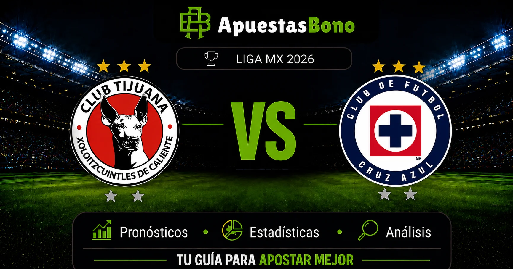 Predicción Tijuana contra Cruz Azul por la jornada 4 del Apertura 2026 de la Liga MX