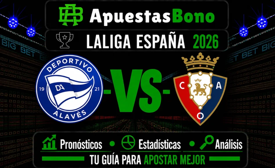 Predicción y análisis de Alavés contra Osasuna -LaLiga- 6 de Septiembre de 2026 (18:30 horas)