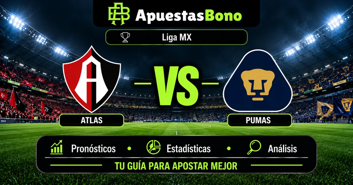 Predicción Atlas contra Pumas UNAM por la jornada 9 del Apertura 2026 de la Liga MX