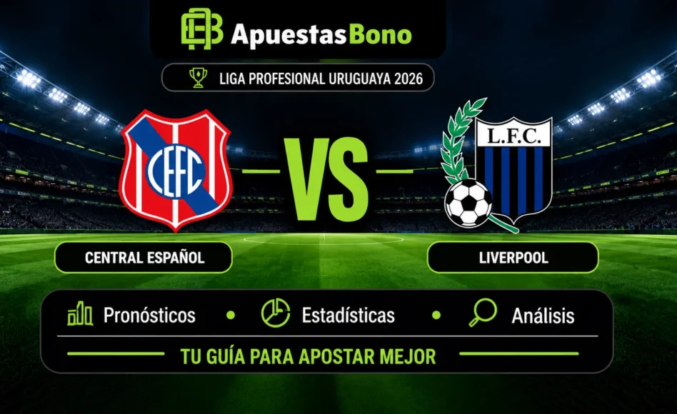 Predicción y análisis de Central Español contra Liverpool –Liga Uruguaya Clausura 2026– 27 de Septiembre (11:00 hora local)