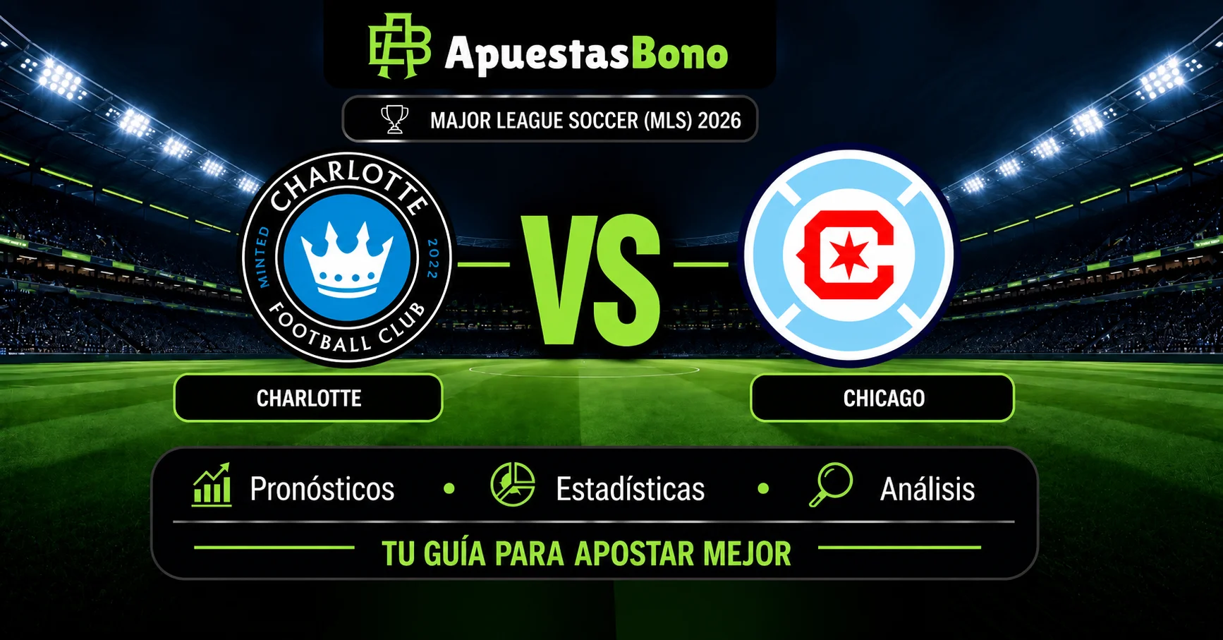 Predicción del partido Charlotte contra Chicago de la MLS 2026