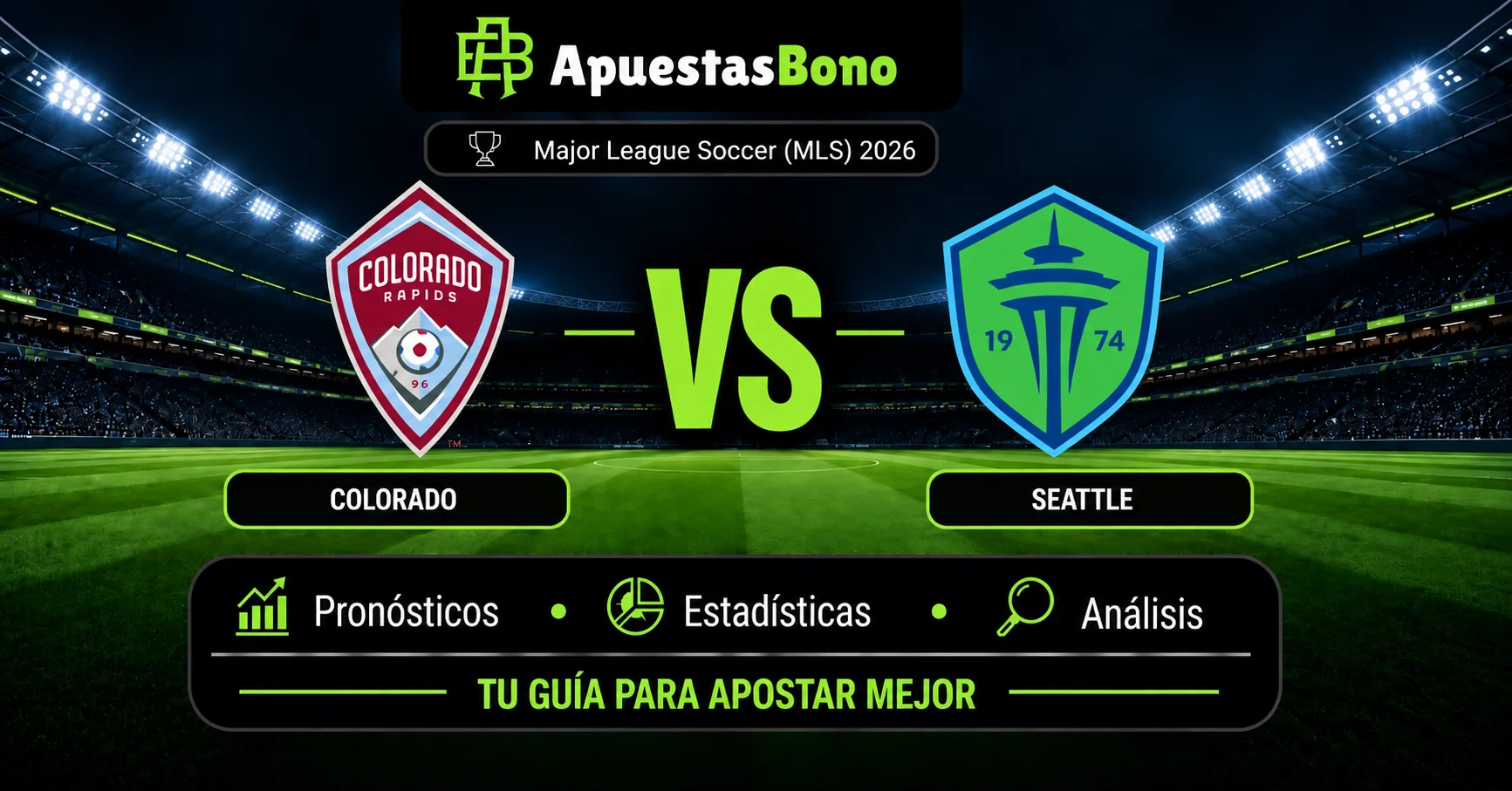 Predicción del partido Colorado contra Seattle de la MLS 2026