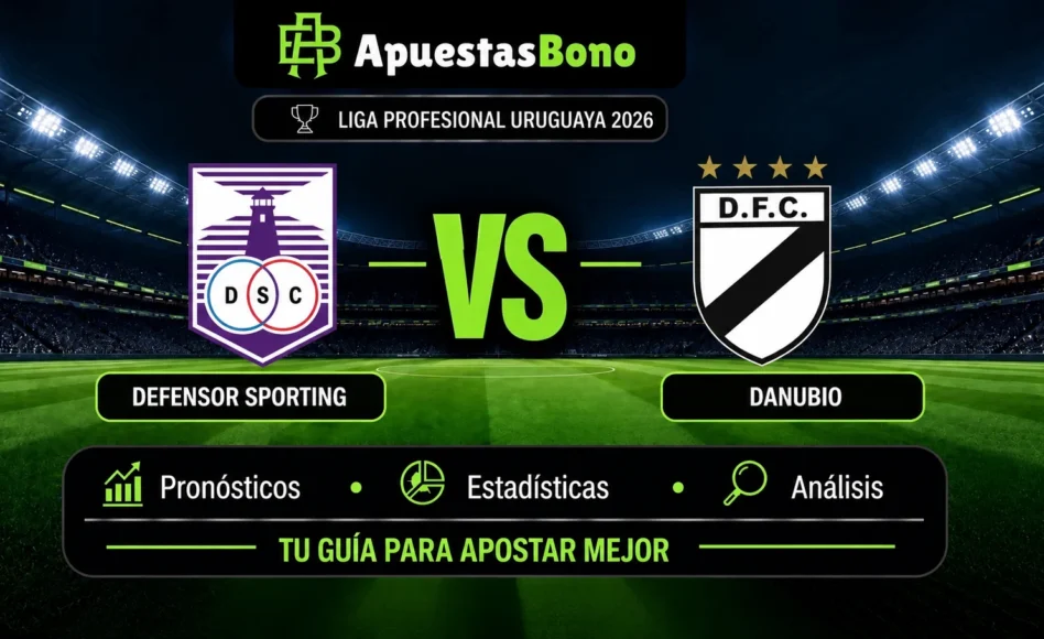 Predicción y análisis de Defensor Sporting contra Danubio –Liga Uruguaya Clausura 2026– 27 de Septiembre (18:00 hora local)