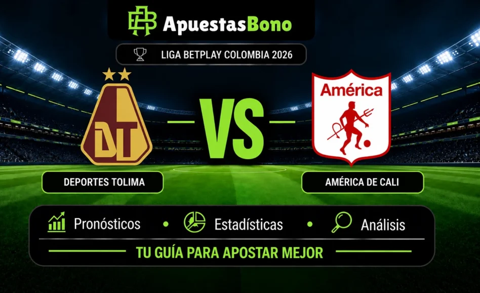 Predicción y análisis de Deportes Tolima contra América de Cali -Liga BetPlay 2026- 20 de Septiembre (20:10 horas)