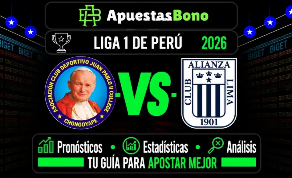 Predicción y análisis de Juan Pablo II contra Alianza Lima -Liga 1 Perú- 6 de Septiembre de 2026 (15:00 horas)