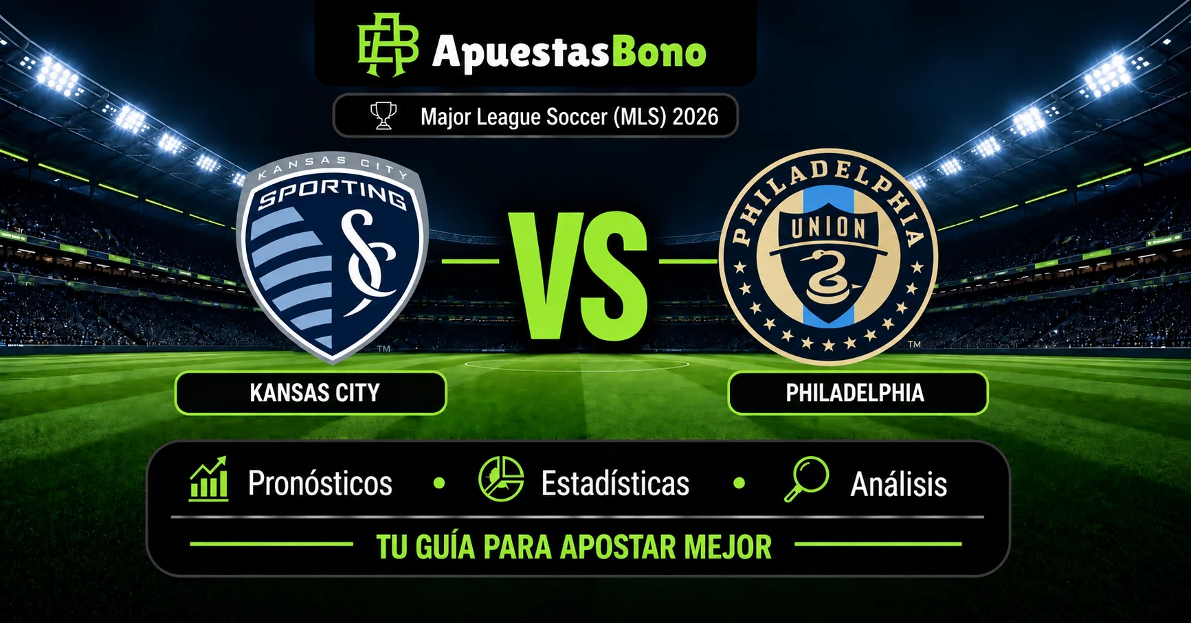 Predicción del partido Kansas City contra Philadelphia de la MLS 2026
