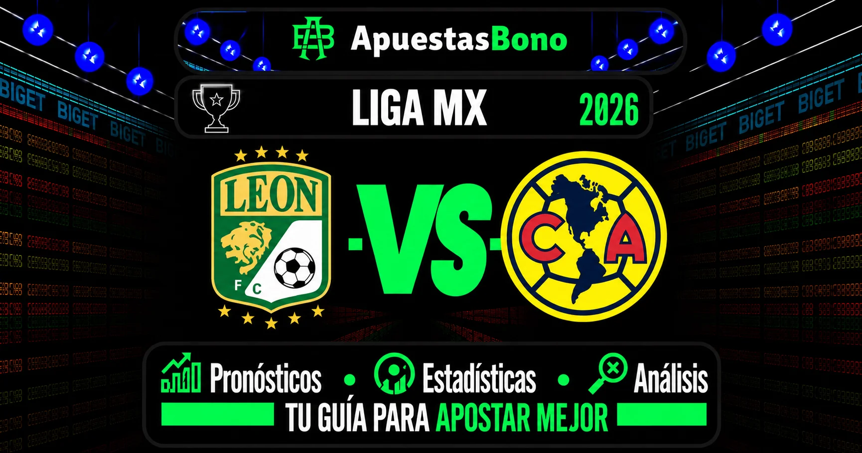 Predicción del partido León contra América de la Leagues Cup 2026.