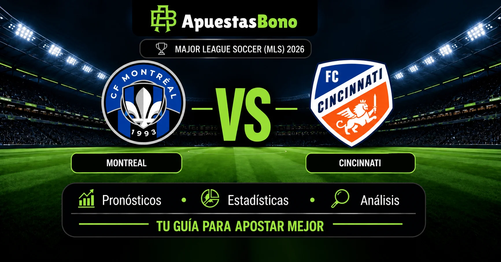 Predicción del partido Montreal contra Cincinnati de la MLS 2026