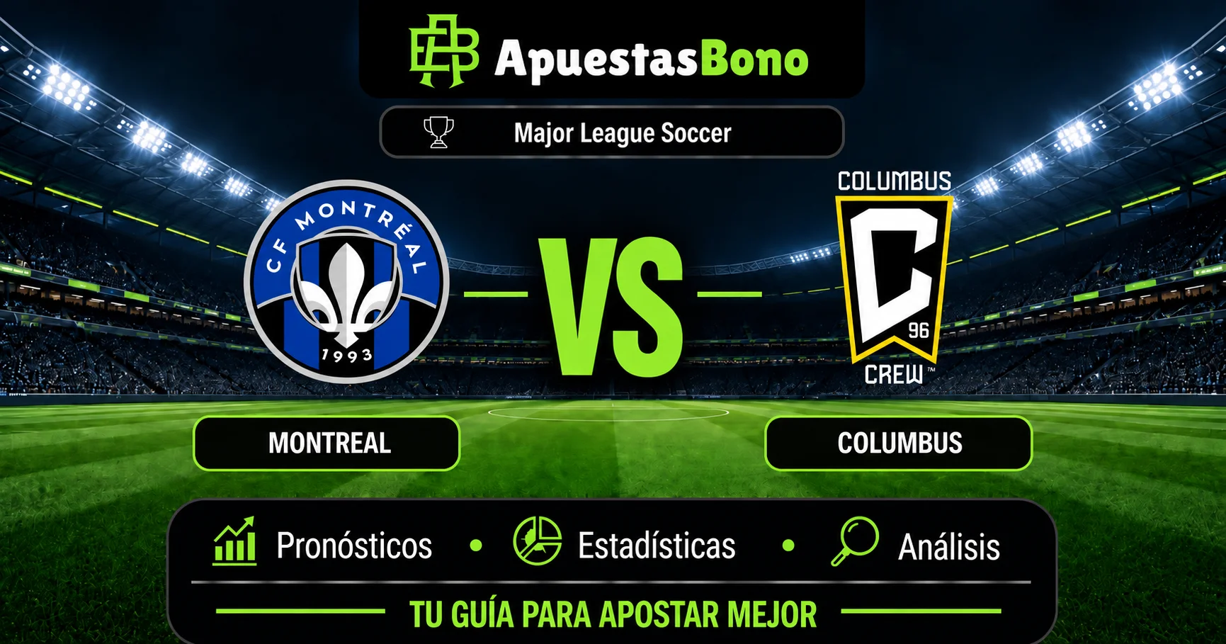 Predicción del partido Montreal contra Columbus de la MLS 2026