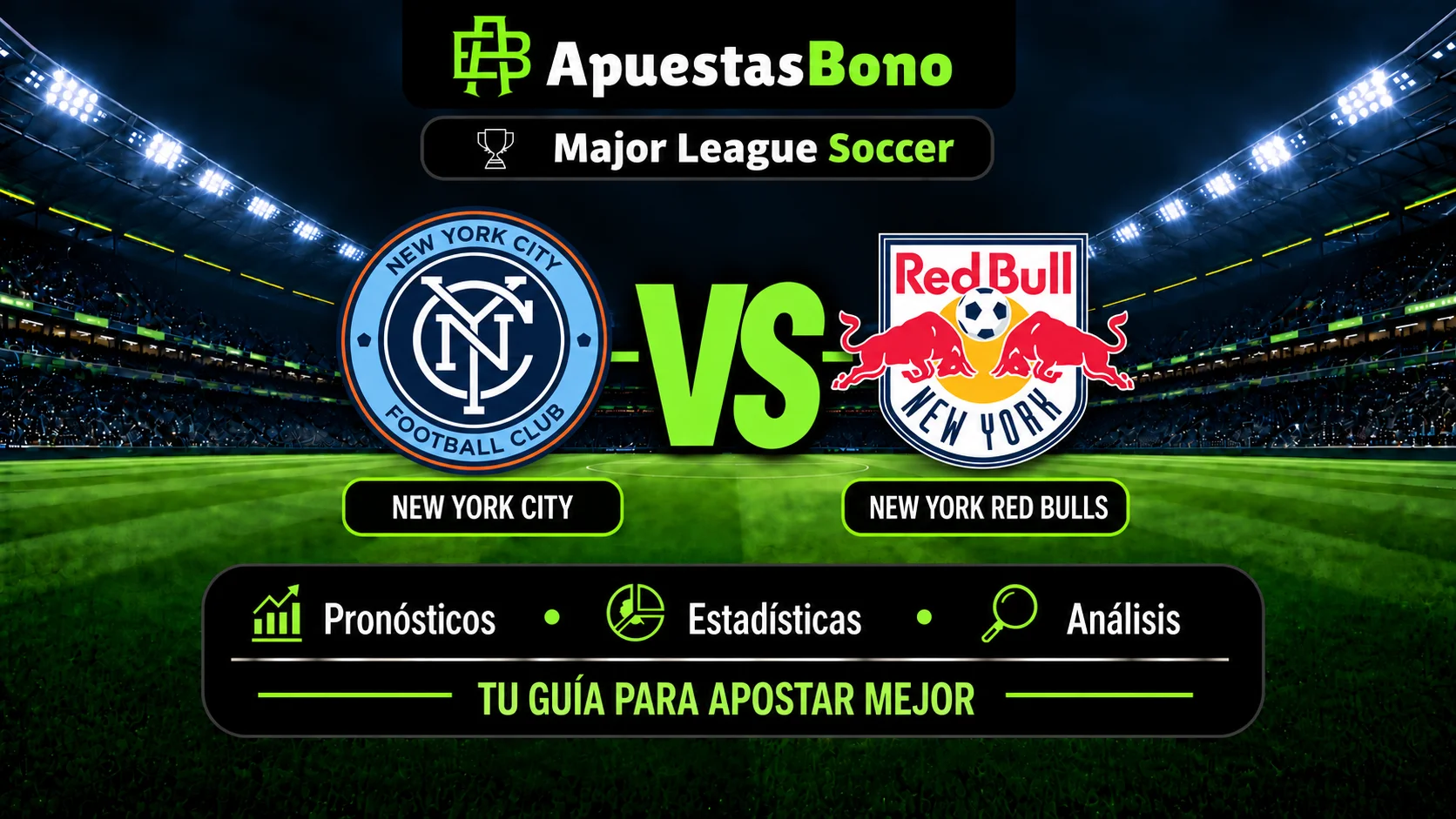 Predicción del partido New York City contra New York Red Bulls de la MLS 2026