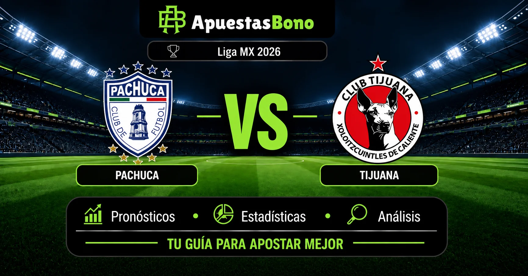 Predicción Pachuca contra Tijuana por la jornada 9 del Apertura 2026 de la Liga MX