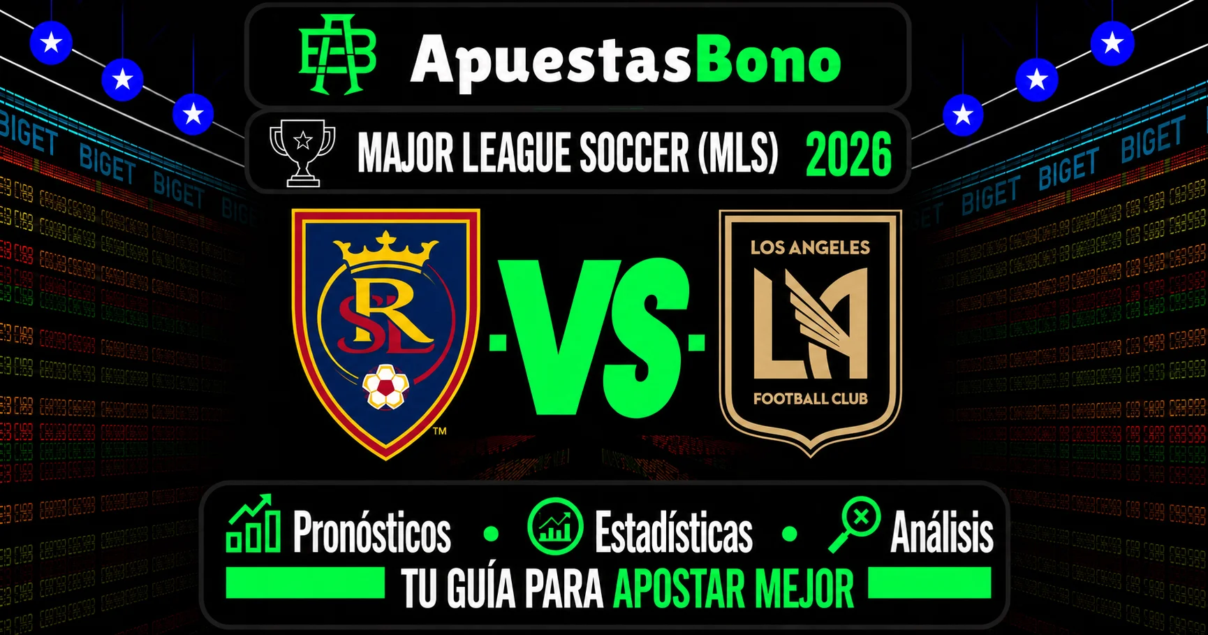 Predicción del partido Real Salt Lake contra Los Ángeles FC de la MLS 2026