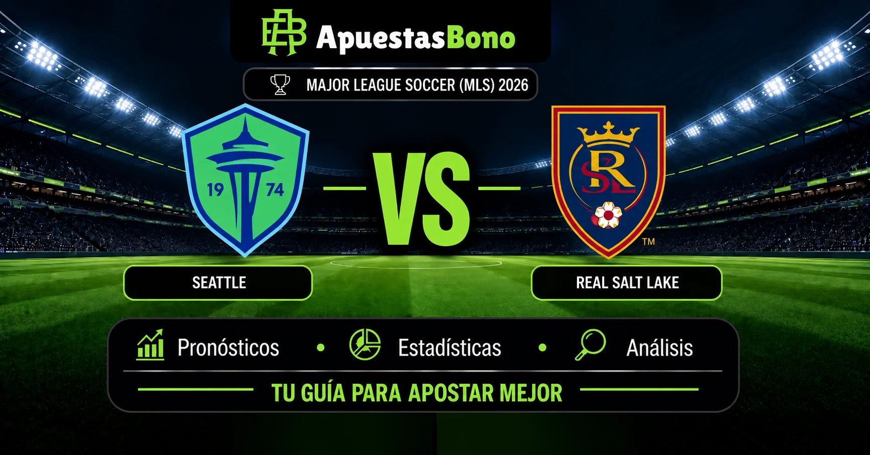 Predicción del partido Seattle contra Real Salt Lake de la MLS 2026