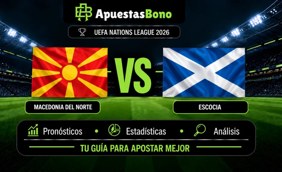 Predicción y análisis de Macedonia del Norte vs Escocia – UEFA Nations League B, 03/10/2026, 20:45 CET
