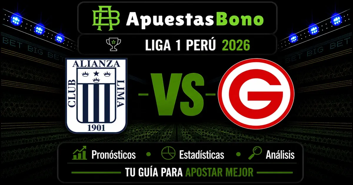 Predicción Alianza Lima contra Deportivo Garcilaso por la Liga 1 Perú 2026