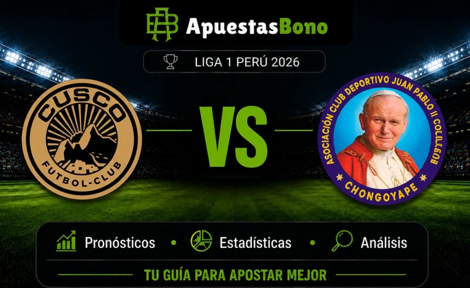 Predicción Cusco FC contra Juan Pablo II – Liga 1 Perú – 14 de agosto de 2026 (18:00 hora local)