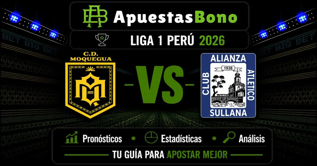 Predicción Deportivo Moquegua contra Alianza Atlético por la Liga 1 Perú 2026