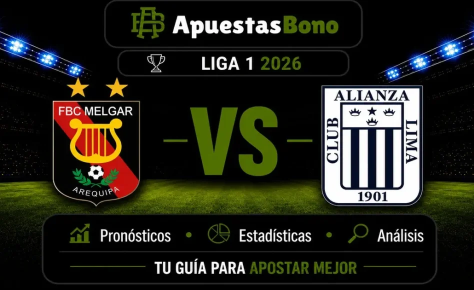 Predicción y análisis de Melgar contra Alianza Lima -Liga 1 Perú- 23 de Agosto de 2026 (15:30 horas)