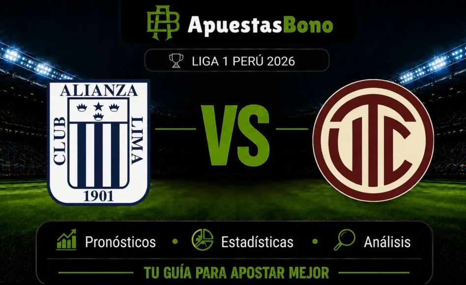 Predicción Alianza Lima contra UTC -Liga 1 Perú- 15 de Agosto de 2026 (19:30 hora local)