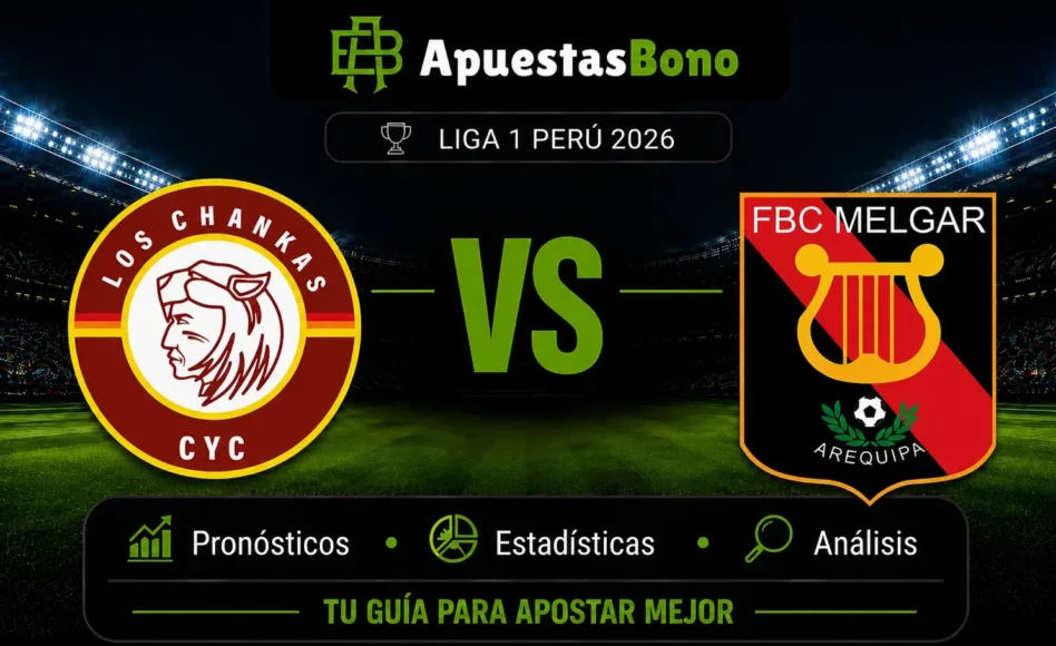 Predicción Los Chankas contra Melgar -Liga 1 Perú- 15 de Agosto de 2026 (17:30 hora local)