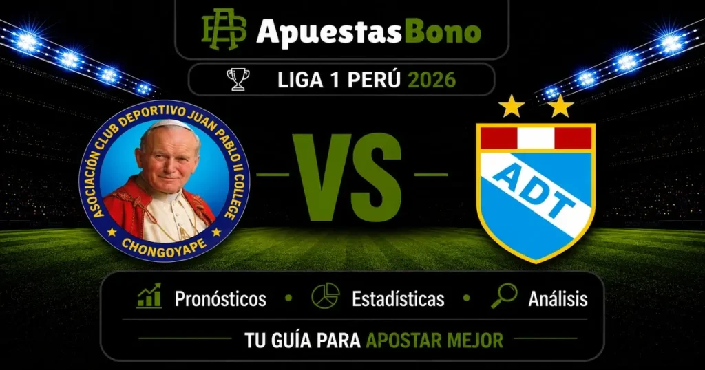 Predicción y análisis de Juan Pablo II contra ADT Tarma - Liga 1 Perú - 22 de agosto de 2026