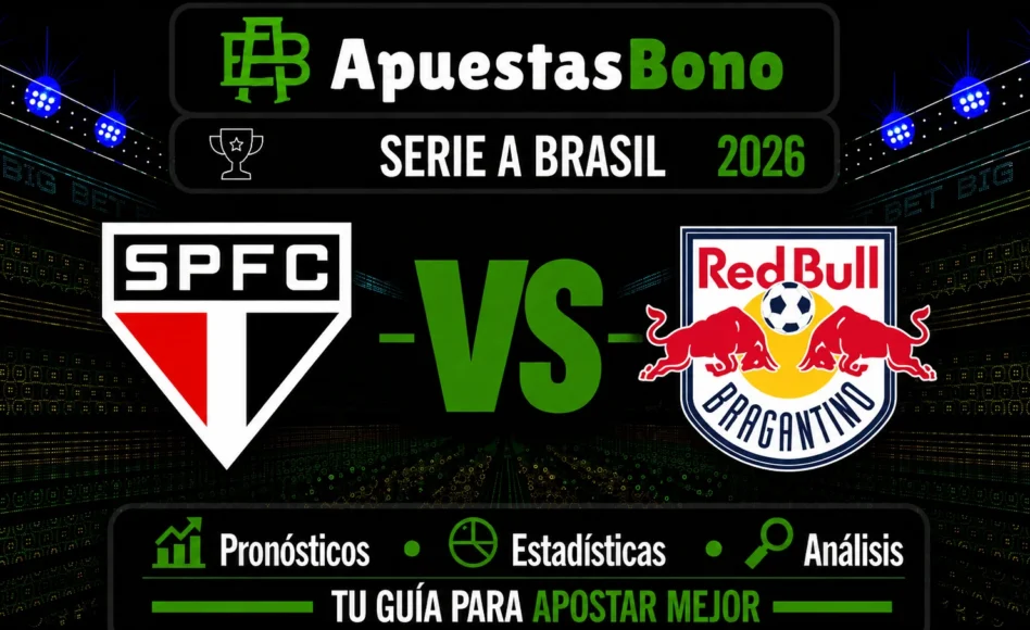 Predicción y análisis de São Paulo contra Bragantino –Liga Brasil 2026– 29 de Agosto (20:00 hora local)