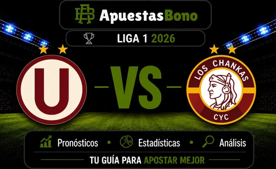Predicción y análisis de Universitario contra Los Chankas -Liga 1 Perú- 23 de Agosto de 2026 (18:30 horas)