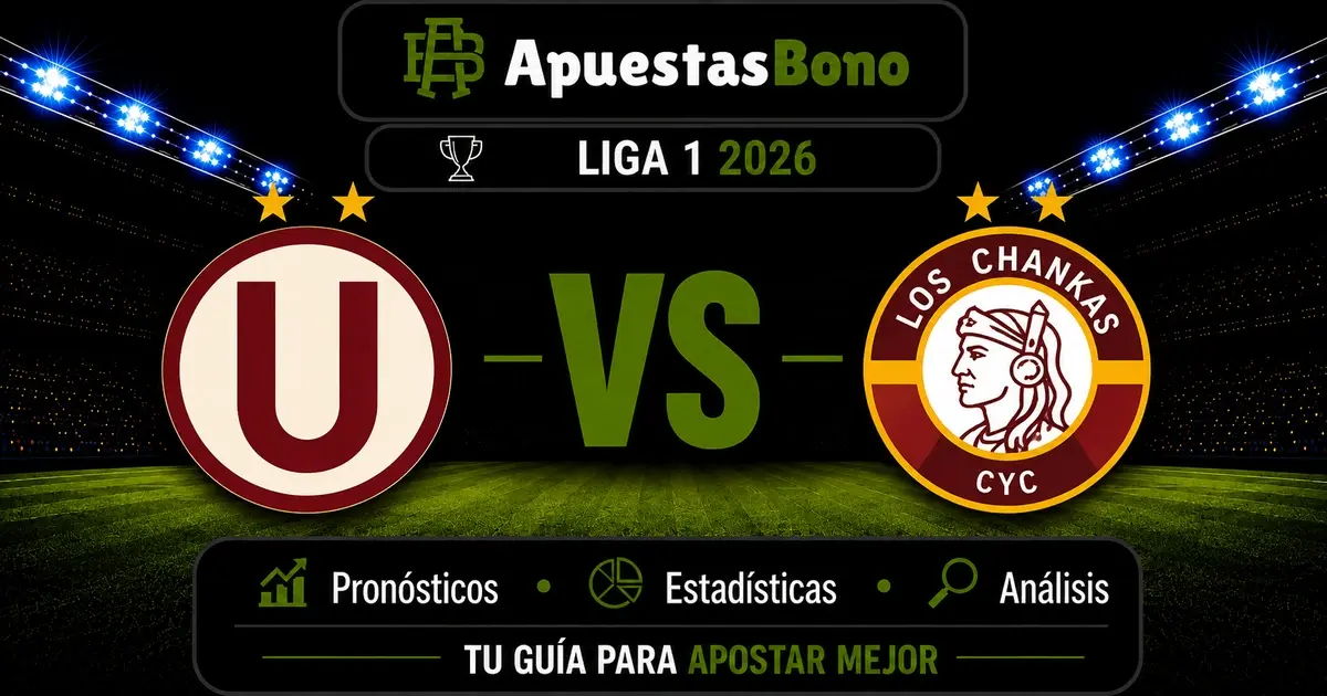 Predicción Universitario contra Los Chankas por la Liga 1 de Perú