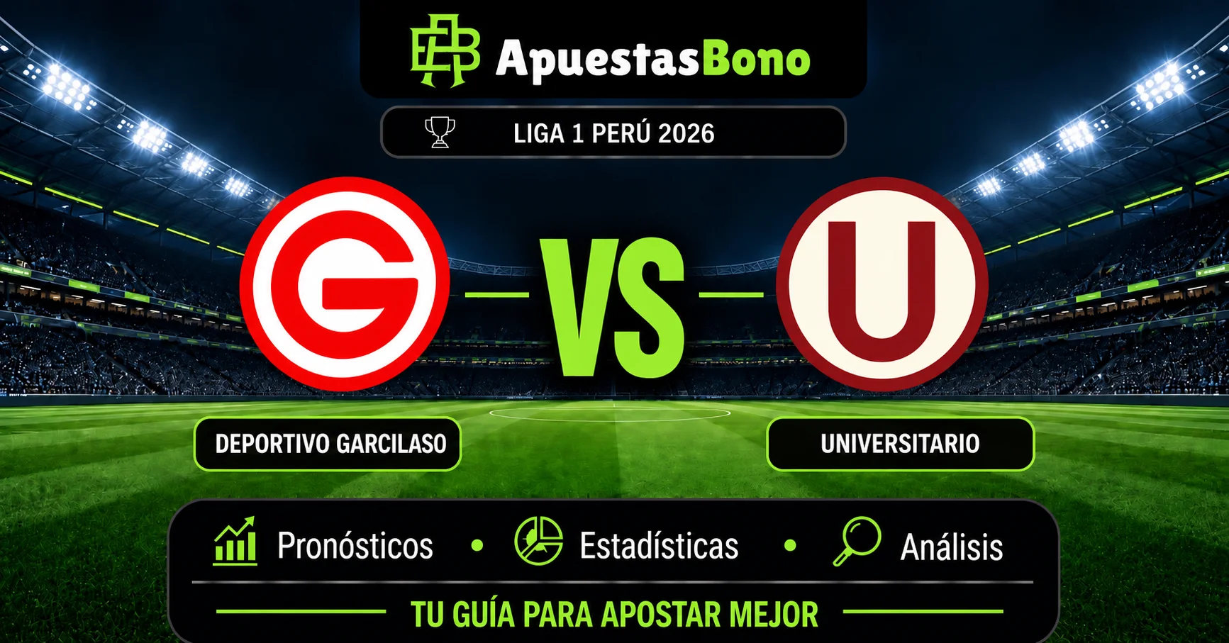 Predicción Deportivo Garcilaso contra Universitario se enfrentan por la Liga 1 Perú.