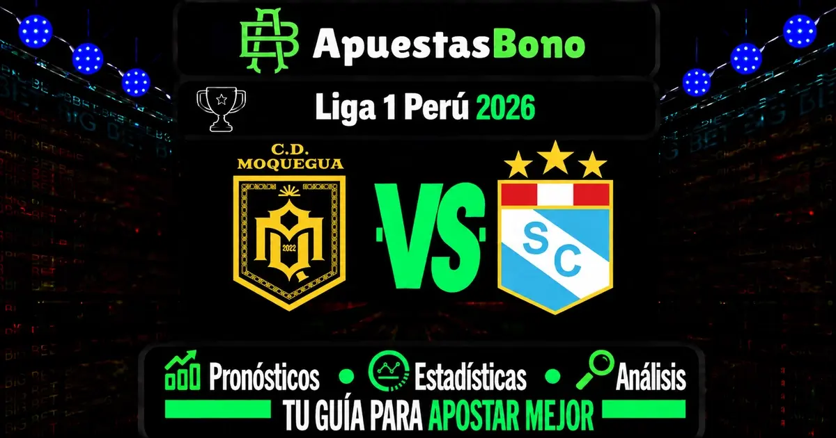 Predicción Deportivo Moquegua contra Sporting Cristal por la Liga 1 Perú 2026
