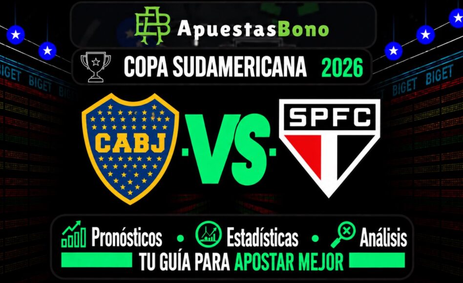 Predicción Boca Juniors contra São Paulo – Copa Sudamericana 2026 – 8 de septiembre (21:30 hora de Chile)