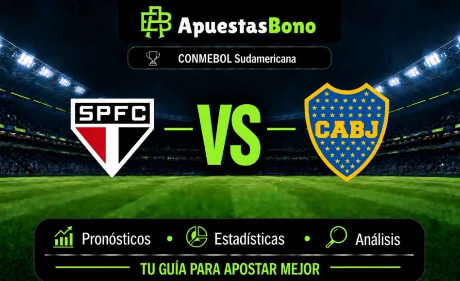 Predicción y análisis de São Paulo contra Boca Juniors – Copa Sudamericana 2026 – 15 de septiembre (21:30 hora de Chile)